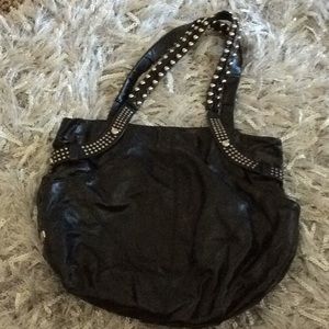 Genuine Leather Black Shoulder Bag